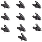 LYLA 10 Pieces Earphone Headset Collar Durable Cuff Clip Holder Hook Loop Black