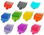 Hair Clipper Guards Combs,10 PCS Guide Comb Set,Professional Hair Clipper Guide Combs,Hair Clipper Limit Comb,Replacement Guards Trimmer Comb,for Hair Clippers/Trimmers(1.5-25mm)