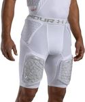 Under Armour Unisex Teen UA20460 Gameday Armour Pro 5 Pad Girdle Youth, New White, Small US