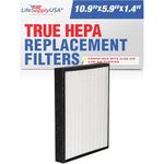 LifeSupplyUSA HEPA Filter Compatible with Alen BF15A HEPA-Pure Replacement Filter for A350 Air Purifier,