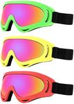 Yidomto Ski Goggles, Pack of 3 Snow