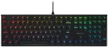 Cherry MX 10.0N RGB Mechanical Keyboard MX Low Profile Speed switches, Aluminum housing, Premium Keyboard for Gaming and Work. G8A-25010LVBUS-2