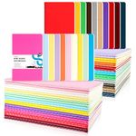 KoogeL 40PCS Mini Pocket Notebooks, Small Blank Notebooks Notepads 9 x 14 cm Journals 20 Colours for Students Traveler School Supplies