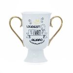 Boxer Gifts Loudest Fart Award Trophy Shaped Mug | Funny Gifts For Dad Husband Boyfriend Men | Novelty Birthday Christmas Father's Day Gift For Him - Mens Joke Secret Santa Stocking Filler Presents