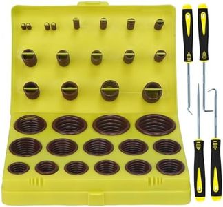 ZDBB 382 PCS SAE Viton O Ring Assortment Kit 30 Size FKM Fluorocarbon Oring for Aviation Car Engines Cylinders Hydraulic Plumbing Various Industrial Chemical High Temperature and Oil Resistance