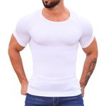 Daytain Men Shapewear Slimming Body Shaper Gynecomastia Compression Shirt for Men Workout Tank Tops Abs Abdomen Undershirt