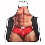 ABCTen Sexy Funny Novelty Kitchen Apron Cooking BBQ Grilling Baking Party Muscle Man Apron For Men Gift