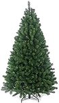 Abaseen 8FT Green Artificial Christmas Tree, 1500 Tips Xmas Tree Easy Assembly Foldable Reusable Strong Stand, Indoor Outdoor Decoration for Christmas (Green, 8 FT)