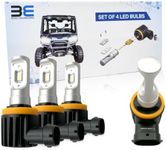 Bevel Engineering LED Replacement Headlight Bulbs for 2016-2026 Can-Am Defender HD10