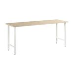 Bush Business Furniture Hustle Computer Desk with Metal Legs, Modular Office Table for Home and Professional Workspace, 72W x 24D, Natural Elm