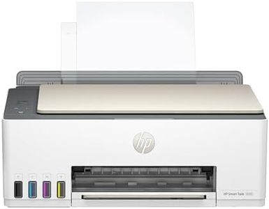 HP Smart-Tank 5000 Wireless All-in-One Ink-Tank Printer with up to 2 years of ink included, mobile print, scan, copy, white, 17.11 x 14.23 x 6.19