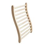 Xmatch Sauna Backrest Infrared Natural Wooden Hemlock, S-Shape Support, 17"(W) x 20.5"(H)