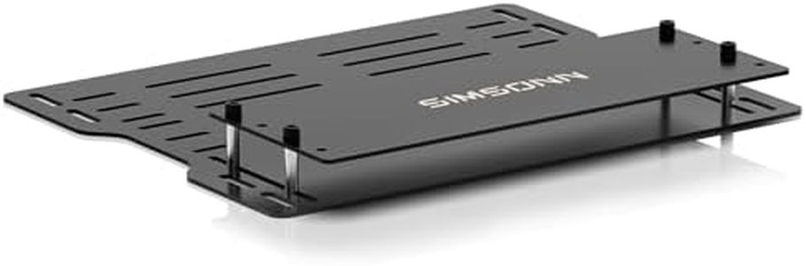 SIMSONN Plus X Racing Simulator Hydraulic Pedals Sim Racing Pedals Support Haptic Reactor (Plus X Black Baseplate)