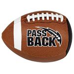 Passback Official Composite Football, Ages 14+, High School Training Football, (Ships Deflated)