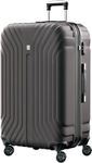 AnyZip Luggage Expandable PC ABS Durable Hardside Suitcase with Spinner Wheels TSA Lock Checked-Large 28 Inch Gray