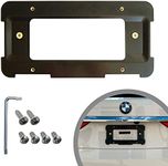 Trunknets Inc Rear License Plate Base Mount Bracket for BMW 1 Series 2 Series 3 Series + 6 Unique Screws & Wrench