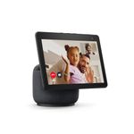 Echo Show 10 (Newest gen) | HD smart display with motion and Alexa | Charcoal Fabric