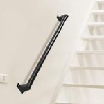 Staircase Handrails Black (4FT, Black)