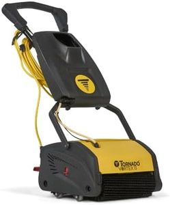 Tornado Vortex 18" Multi-Surface Scrubber – Commercial Floor Cleaner with Cylindrical Brush Technology – Deep Cleaning for Hard Floors, Carpets, & Escalators – Model TS050-W18-U