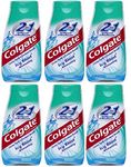 Colgate 2-in-1 Toothpaste & Mouthwash, Whitening Icy Blast, 4.6-Ounce Tubes (Pack of 6)