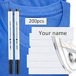 Writable Iron on Clothing Labels Pr