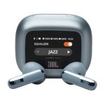 JBL New Launch Live Flex 3,Hi-Res Audio True ANC TWS,Smart Case with Touch Display,50H Playtime,Wireless Charging,6 Mic,Multipoint Connection,Ip55 Proof,in Ear Headphones App,Personi-Fi 3.0(Blue)