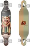 Volador 42inch Freeride Longboard Complete Cruiser ( Drop Through Deck - Camber concave )(Yellowstone)