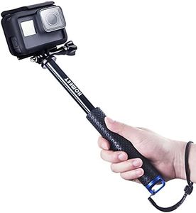Homeet 49CM Bastone Selfie Telescopico Monopiede Allungabile Asta Impugnatura Selfie Stick per Action Camera, Hero 9/8/7/6/5/4/3+