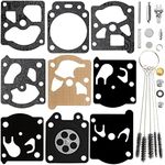 QAZAKY Carburetor Diaphragm Gasket Rebuild Repair Kit Compatible with K24-WAT WT 2-Cycle String Trimmer Blower Chainsaw Poulan Weedeater Ryobi Ryan IDC Homelite Lawnboy Toro McCulloch