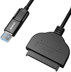 BENFEI SATA to USB Cable, 2in1 USB-C/USB 3.0 to SATA III Hard Driver Adapter Compatible for 2.5 inch HDD and SSD