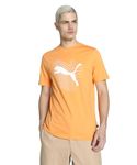 Puma Men's Graphic Print Regular Fit T-Shirt (683748_Clementine