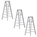 Set of 3 Silver Ladders for Wrestli