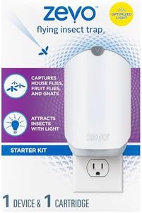 ZEVO Electric Flying Insect Trap Starter KIT | Device | Model 3 | Mosquito Killer| Fruit Fly Trap | UV Light attracts Insect |