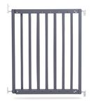 Safetots Chunky Wooden Screw Fit Stair Gate, Grey, 63.5cm - 105.5cm, Wood Baby Gate, Screw Fit Safety Barrier, Stylish Design and Practical Safety Gate, Easy Installation