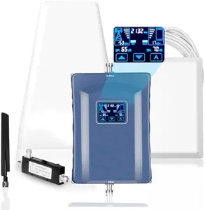 Cell Phone Booster for Home & Multi-Room,Up to 6500 sq ft,Cell Phone Signal Booster for Band 66/25/2/4/5/12/13/17,Boost 5G 4G Data for All U.S. Carriers FCC Approved