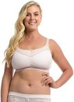 Full Embrace Womens Plus-Size Wirefree Nursing Lounge Bra. Delicate Blush. Size: 16FF-G