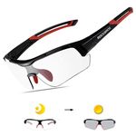 RockBros Photochromic Cycling Sunglasses UV Protection for Men Women Outdoor Sports