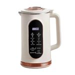 MYADDICTION Nut Milk Maker Watermelon Automatic Nut Milk Blender for Picnic Home Camping Beige 1500ml