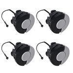 4 Pcs Gas Fuel Cap Fuel Tank Cap Compatible with STIHL MS171 MS181 MS210 MS230 MS240 MS250 MS260 MS192 MS211 MS200 MS360 Replaces 0000 350 0526, 0000 350 0525 for Chainsaw Brushcutter Hedge Trimmer