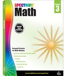 Spectrum 3rd Grade Math Workbooks, Ages 8 to 9, Math Workbooks Grade 3, Multiplication, Division, Fractions, Addition and Subtracting to 4-Digit Numbers - 160 Pages (Volume 4)