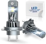Ununpentium H7 Fog Light Bulbs,33000LM 800% Super Bright Real 1:1 Mini Size H7 IP68 Waterproof Lights,6500K Cool White Super Bright Fog Light,No Adapter Required,Plug and Play, Pack of 2