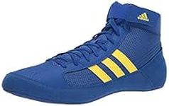 adidas Men's HVC Wrestling Shoe, Royal Blue/Yellow/Black, 10.5, Royal Blue/Yellow/Black, 10.5