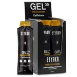 GEL30 Caffeine+ Energy Gels with Caffeine by Styrkr - 30g of Carbs - Pack of 12 Running & Cycling Gels with 150mg of Caffeine - for Endurance Athletes - Dual-Carb Formula - GEL30 Caffeine+ 12x Pack