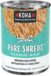 KOHA Pure Shreds Duck Entrée for Dogs, 12.5oz Cans (Pack of 12)