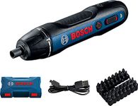 BOSCH Go 2.0 Professional Kit, Lithium-ion Cordless Screwdriver + 33 Piece Screwdriver Bit Set + Case, 1 Year Warranty