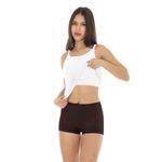 Adira | Camisole with Bra | Camisole with Built-in Bra | Full Coverage | Wire-Free | Removable Cups | Adjustable Straps | Soft Cotton Fabric | Sleek Fitted Design | Pack of 1 | White | L