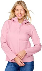 Free Country Women's X2O Packable Rain Jacket Cameo Pink S