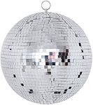 NuLink Disco Ball 8" Disco Ball Decor Hanging Disco Ball for Party Mirror Ball for Big Party Decorations Wedding Home