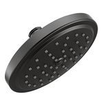 Moen S176BL Annex One-Function Diameter Rain Shower Showerhead, Matte Black