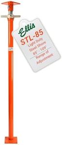 Ellis Manufacturing Light-Duty Steel Lifting Shore and Jack Post – House Jack for Foundation, Floor Leveling, and Concrete Bracing – 5,000 lb Safe Load Capacity – 85"-109" Adjustment